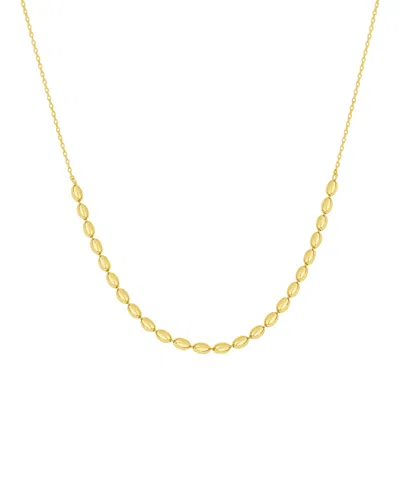 And Now This 18k Gold Plated Bead Chain Necklace