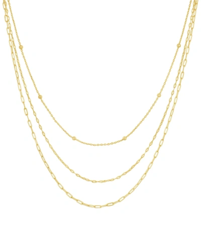 And Now This 18k Gold Plated Chain 3pc. Set