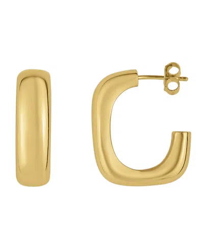 And Now This 18k Gold Plated Hoop Earring