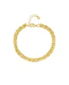 And Now This 18k Gold Plated Or Silver Plated Byzantine Bracelet In Gold