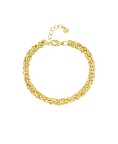 And Now This 18k Gold Plated Or Silver Plated Byzantine Bracelet