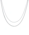 And Now This 18k Gold Plated Or Silver Plated Layered Necklace In Silver