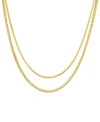 AND NOW THIS 18K GOLD PLATED OR SILVER PLATED LAYERED NECKLACE