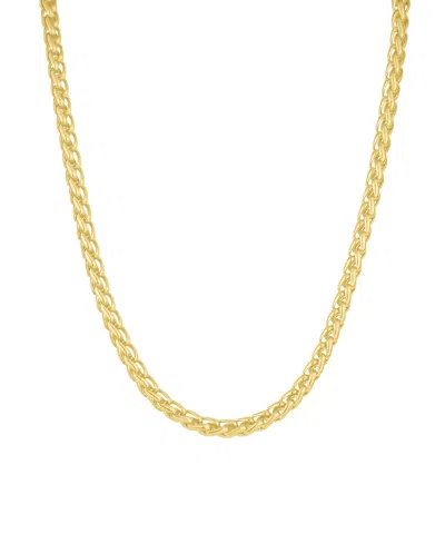 And Now This 18k Gold Plated Or Silver Plated Wheat Chain Necklace In Gold Flash