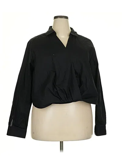 Pre-owned And Now This 3/4 Sleeve Blouse In Black
