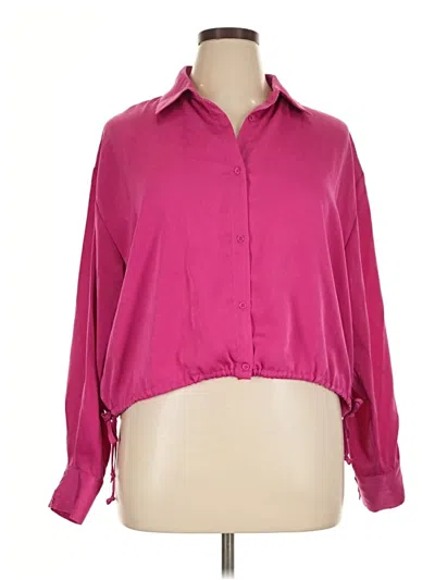 Pre-owned And Now This 3/4 Sleeve Blouse In Pink