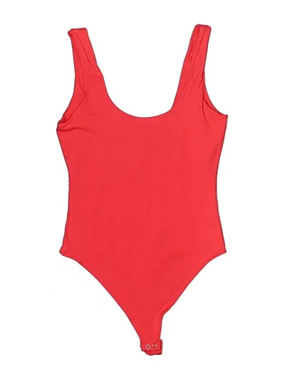 Pre-owned And Now This Bodysuit In Red