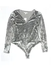 And Now This Bodysuit In Silver