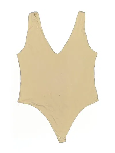 Pre-owned And Now This Bodysuit In Tan