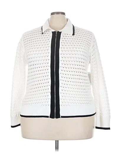 And Now This Cardigan Sweater In White