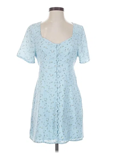 Pre-owned And Now This Casual Dress In Blue