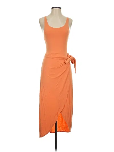 Pre-owned And Now This Casual Dress In Orange