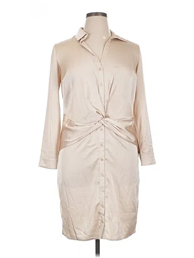 Pre-owned And Now This Casual Dress In Tan