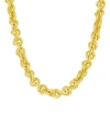 And Now This Circle Link Chain Necklace In Gold