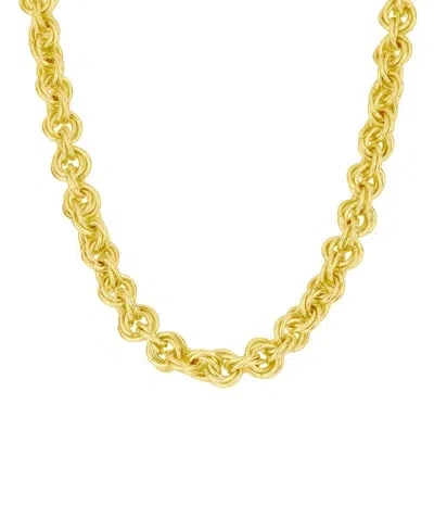 And Now This Circle Link Chain Necklace In Gold