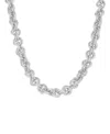 And Now This Circle Link Chain Necklace In Silver