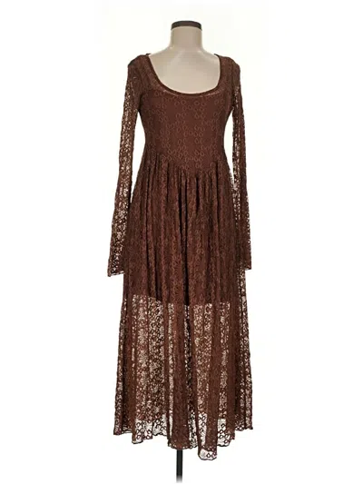 Pre-owned And Now This Cocktail Dress In Brown