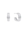 And Now This Crystal Hoop Earring In Silver