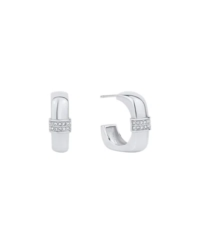 And Now This Crystal Hoop Earring In Silver