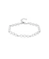 And Now This Crystal Stationed Bracelet In Metallic