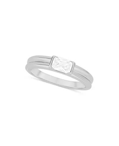 And Now This Cubic Zirconia Band Ring In Silver