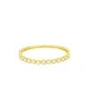 And Now This Cubic Zirconia Bangle Bracelet In Gold