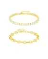 And Now This Cubic Zirconia Bracelets In Gold