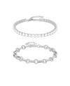 And Now This Cubic Zirconia Bracelets In Silver
