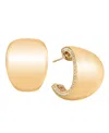 And Now This Cubic Zirconia C Hoop Earring In Gold