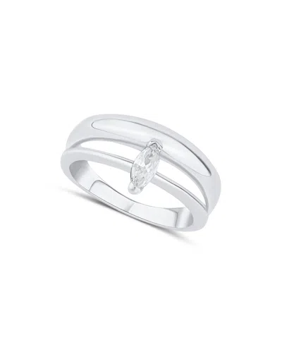 And Now This Cubic Zirconia Double Band Ring In No Color