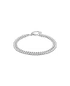 And Now This Cubic Zirconia Double Strand Chain Bracelet In Silver