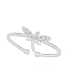 AND NOW THIS CUBIC ZIRCONIA DRAGONFLY TOE RING