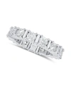 AND NOW THIS CUBIC ZIRCONIA ETERNITY BAND STRETCH RING