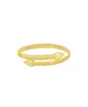 And Now This Cubic Zirconia Flexible Stretch Bypass Bracelet In Gold