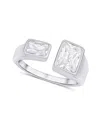 And Now This Cubic Zirconia Modern Ring In Silver