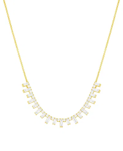And Now This Cubic Zirconia Necklace In Gold