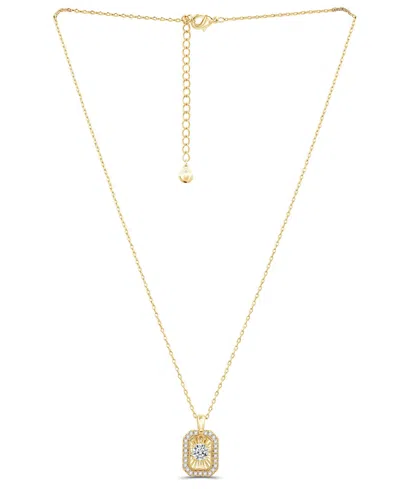 And Now This Cubic Zirconia Necklace In Gold