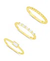 And Now This Cubic Zirconia Stack Ring In Gold