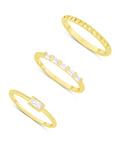 And Now This Cubic Zirconia Stack Ring In Gold