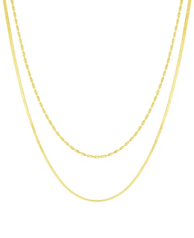 And Now This Double Strand Necklace In Gold