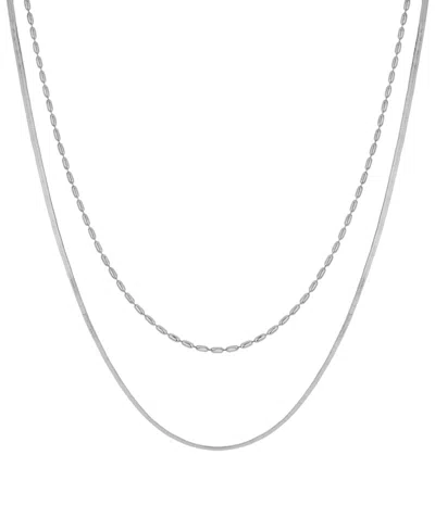 And Now This Double Strand Necklace In Metallic