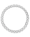 And Now This Gold, Silver Plated Brass Stretch Bracelet In Silver