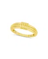 And Now This Gold Textured Statement Ring In Gold