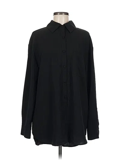 Pre-owned And Now This Long Sleeve Blouse In Black
