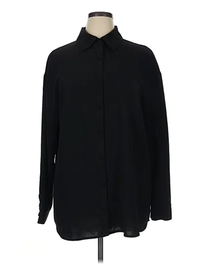Pre-owned And Now This Long Sleeve Blouse In Black