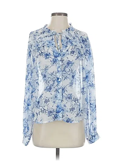 And Now This Long Sleeve Blouse In Blue