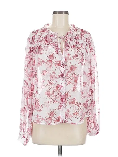Pre-owned And Now This Long Sleeve Blouse In Pink