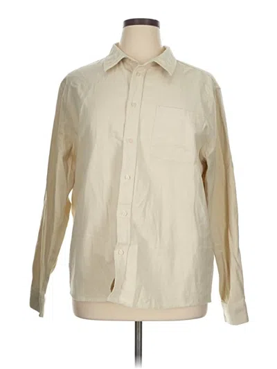 Pre-owned And Now This Long Sleeve Button Down Shirt In White