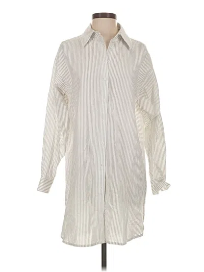 Pre-owned And Now This Long Sleeve Button Down Shirt In White
