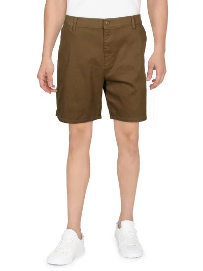 And Now This Mens Chino Mid-rise Khaki Shorts In Green